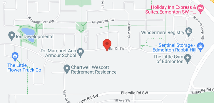 map of 3691 ALLAN DR SW